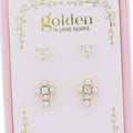 Kid’s Golden Sweetheart Earrings