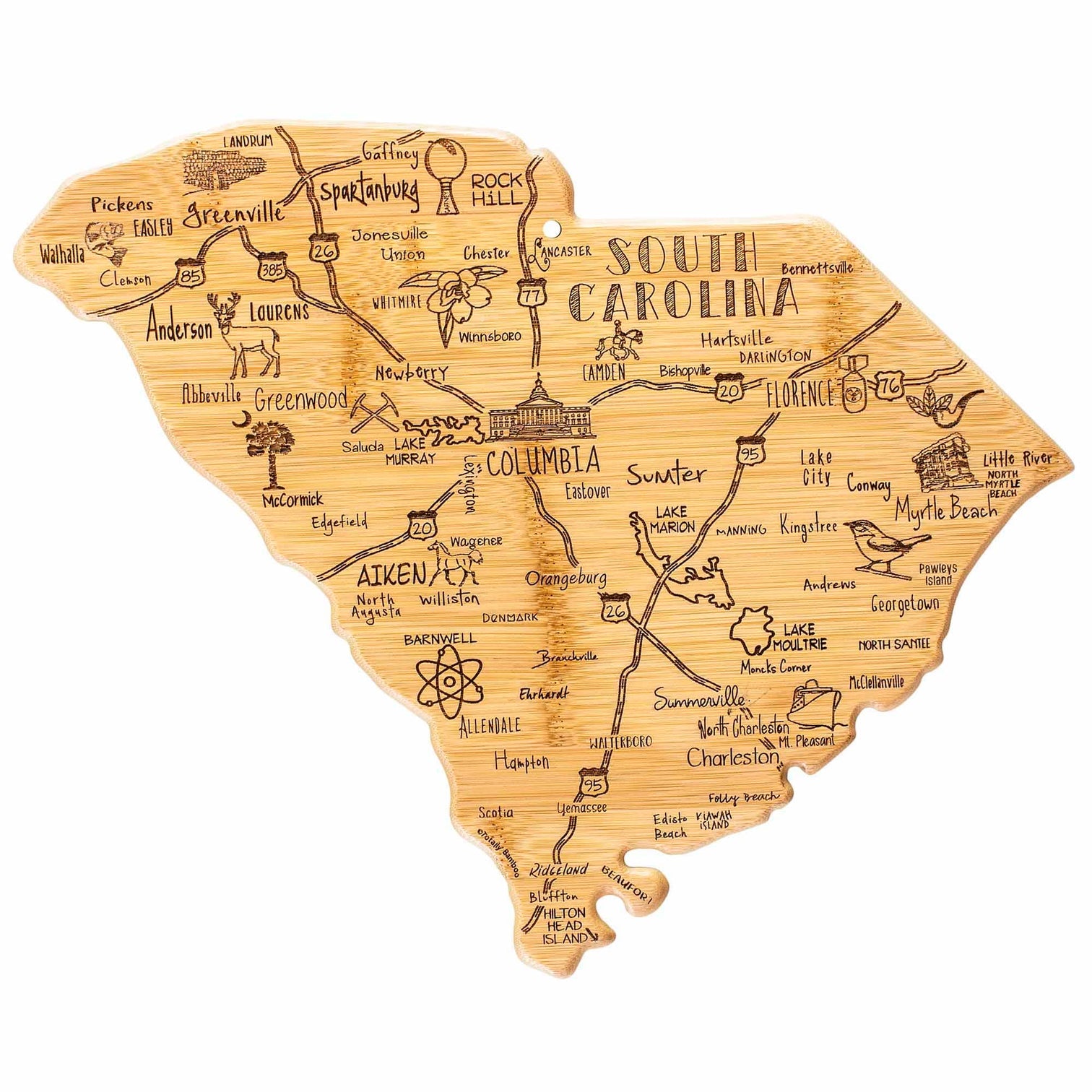 SC Destination Shaped Cutting Board