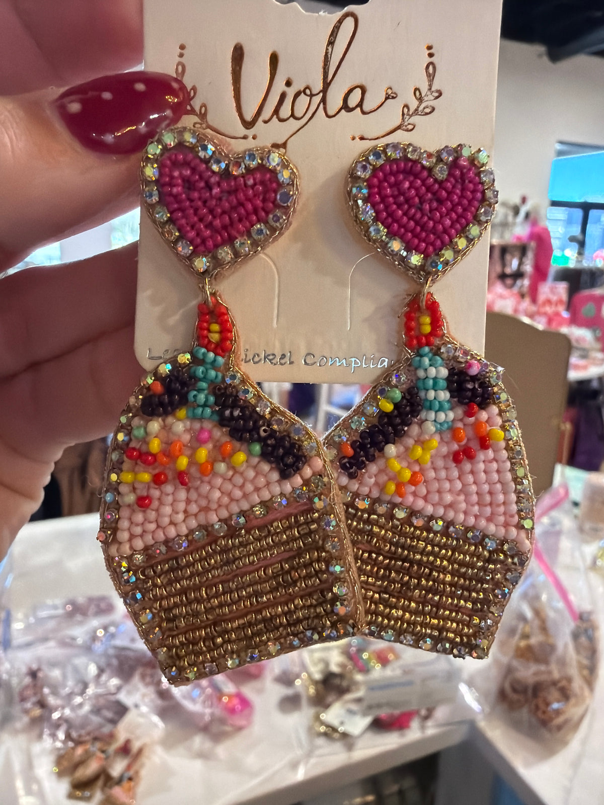 Cupcake Earring