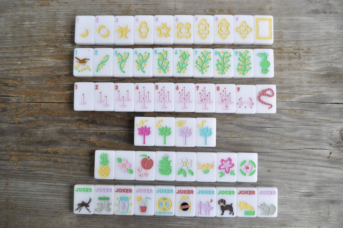 "Palmetto Tiles" SC Inspired Mahjong Set