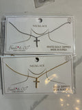 Pave Cross Necklace