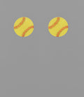 Sports Glitter Studs