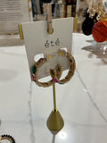 Colorful Gem Hoop