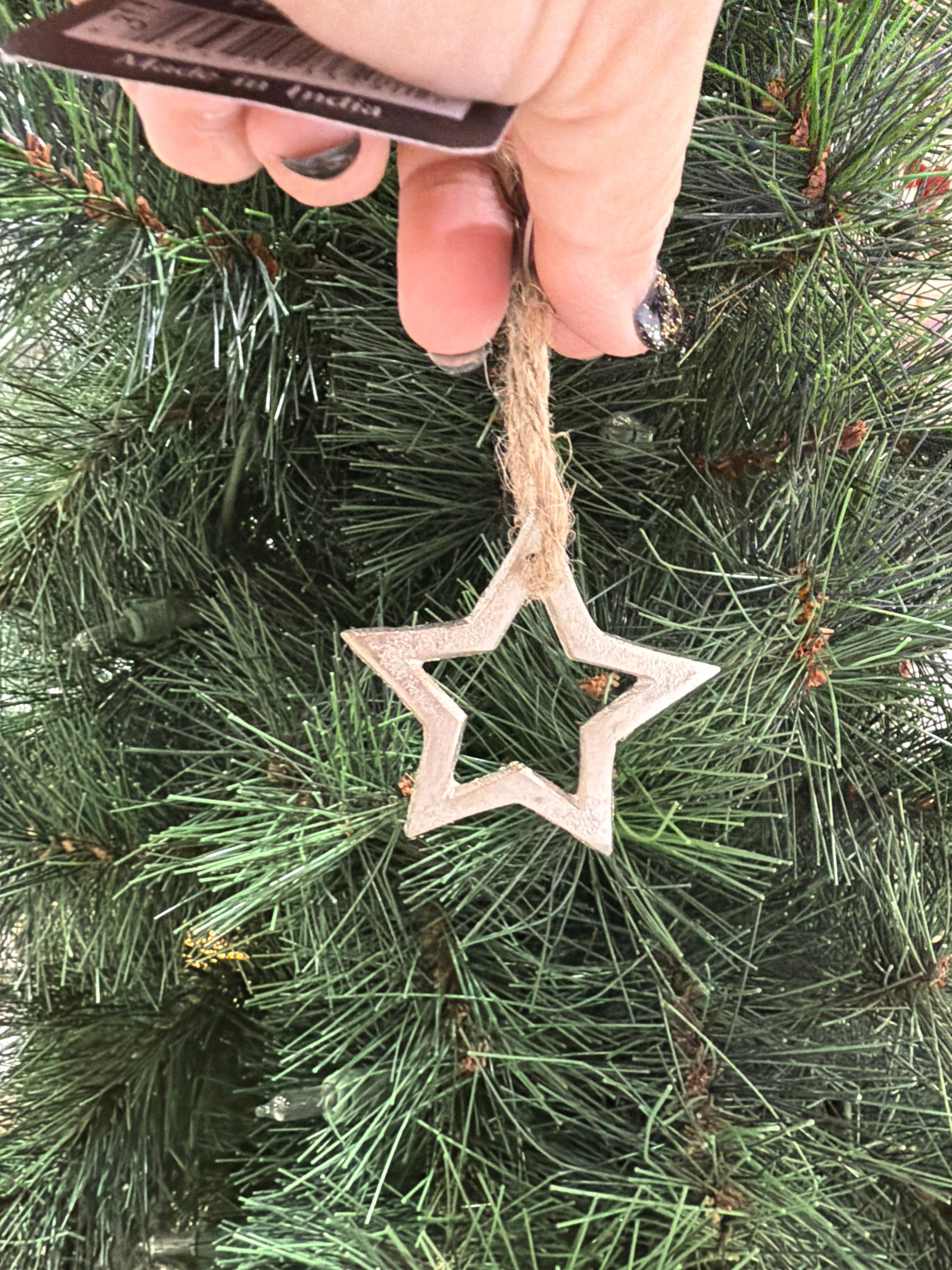 Silver Star Ornament
