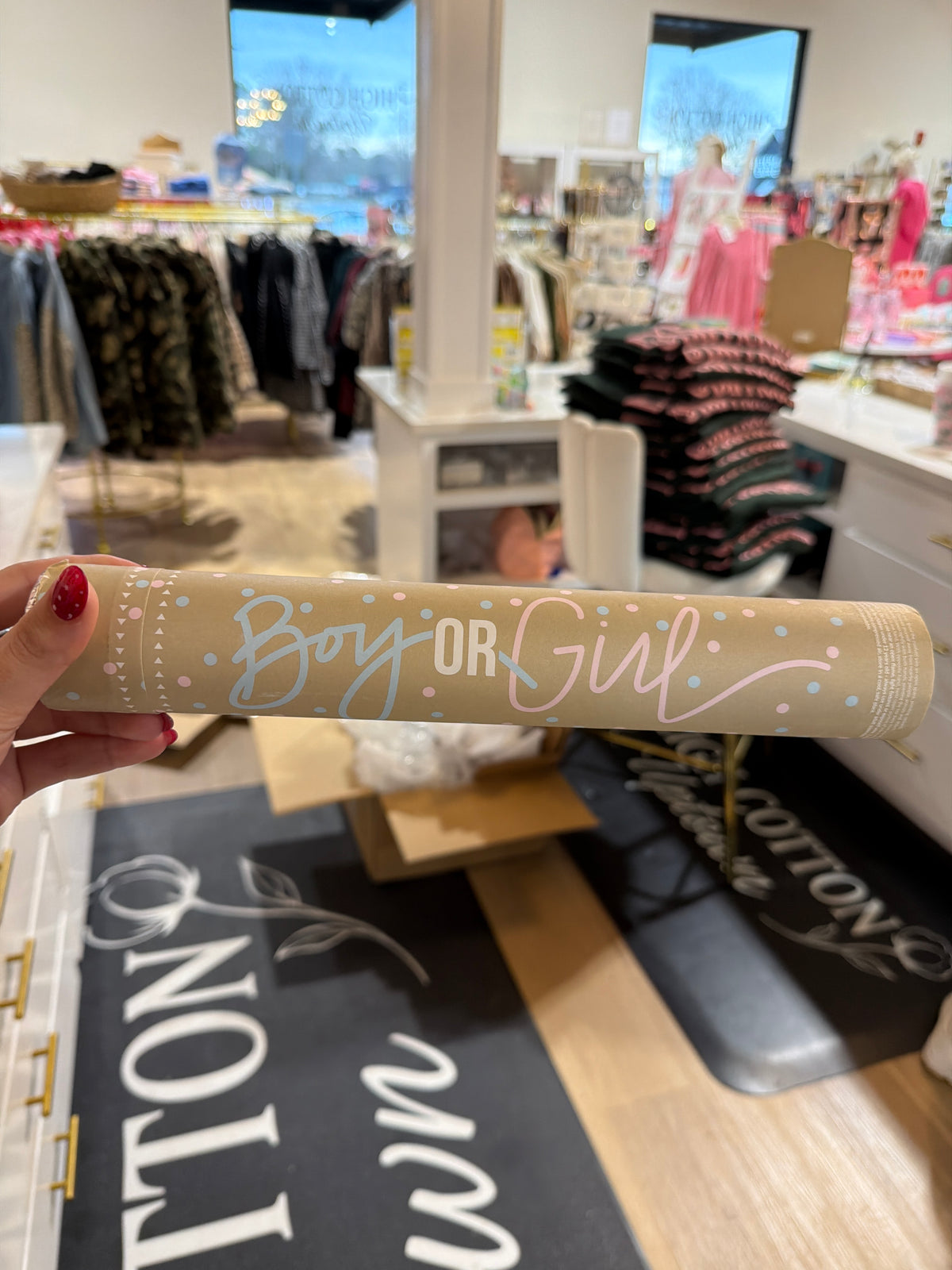 Gender Reveal Popper