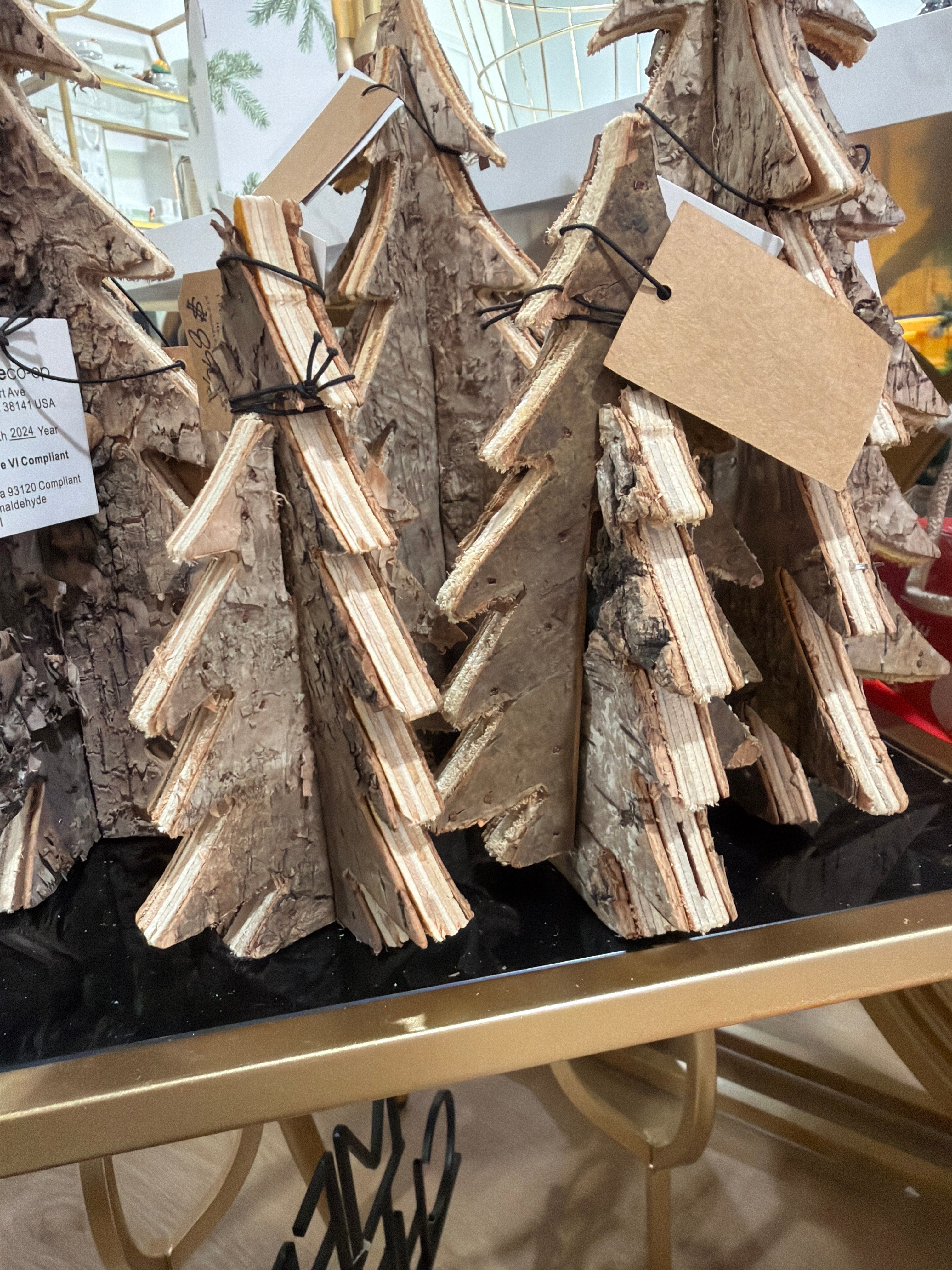 Wood Interlocking Trees