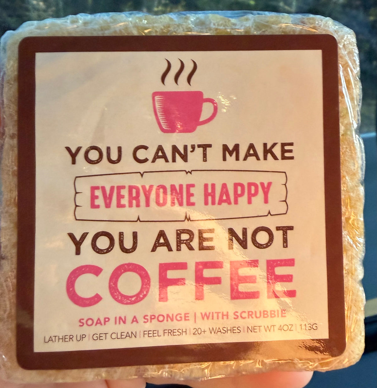 Coffee Themed Caren Sponge