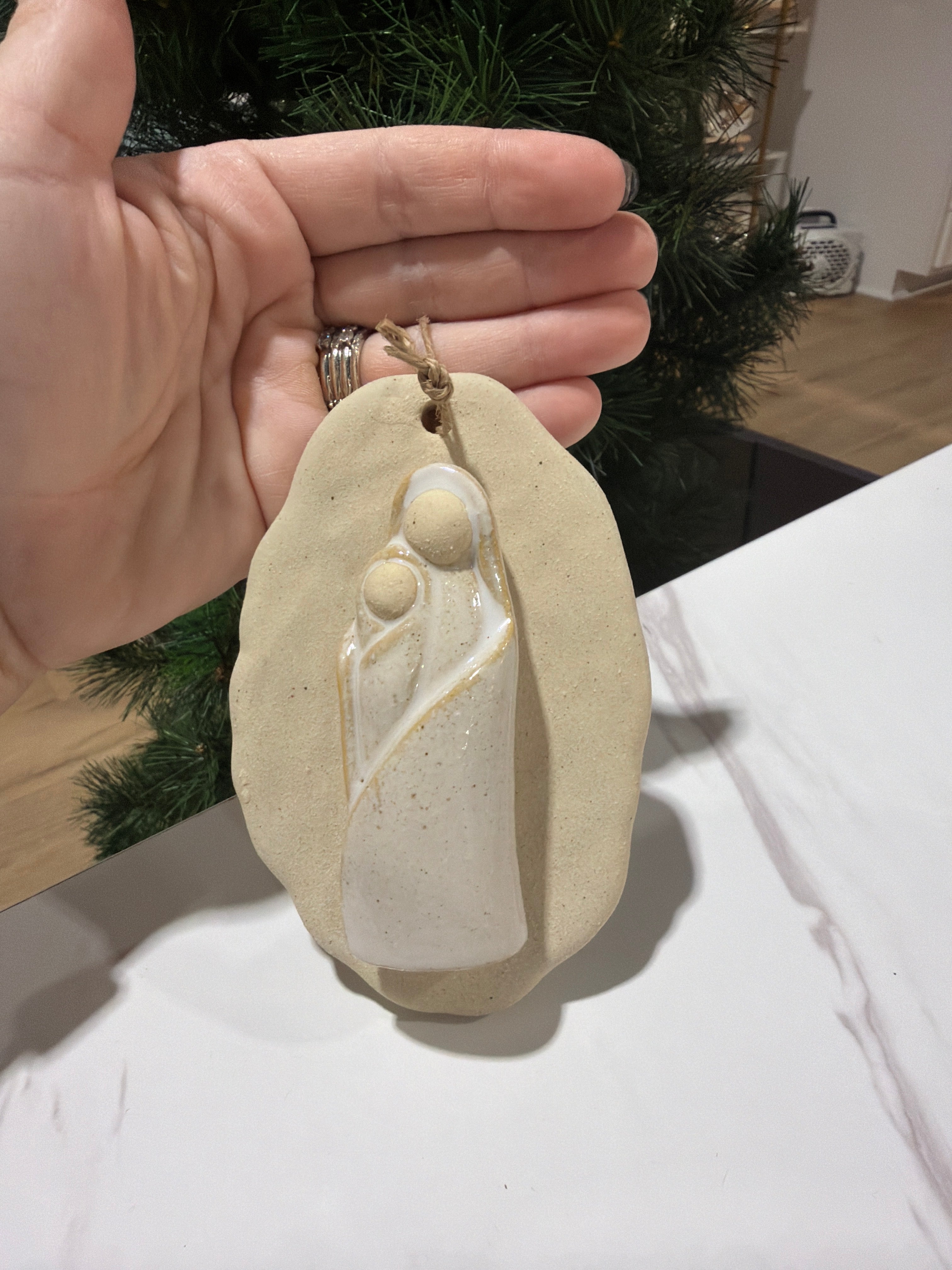Ceramic Nativity Ornament