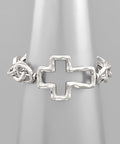 Stretchy Chain Cross Bracelet
