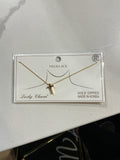 Medium Gold Cross Necklace
