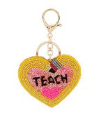 Beaded/Sequin Puff Keychain