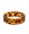 Tortoise Bangle - set of 3