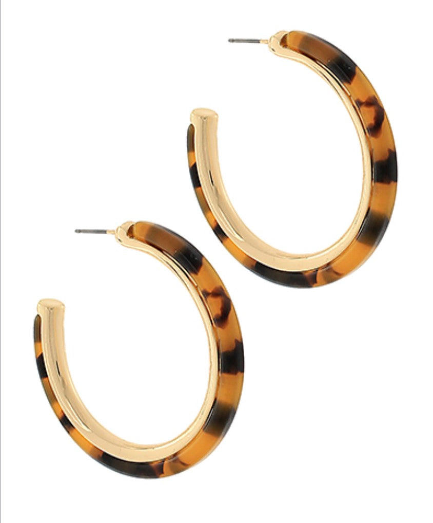 Tortoise Metal Hoop