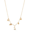 Golf Pave Charm Necklace