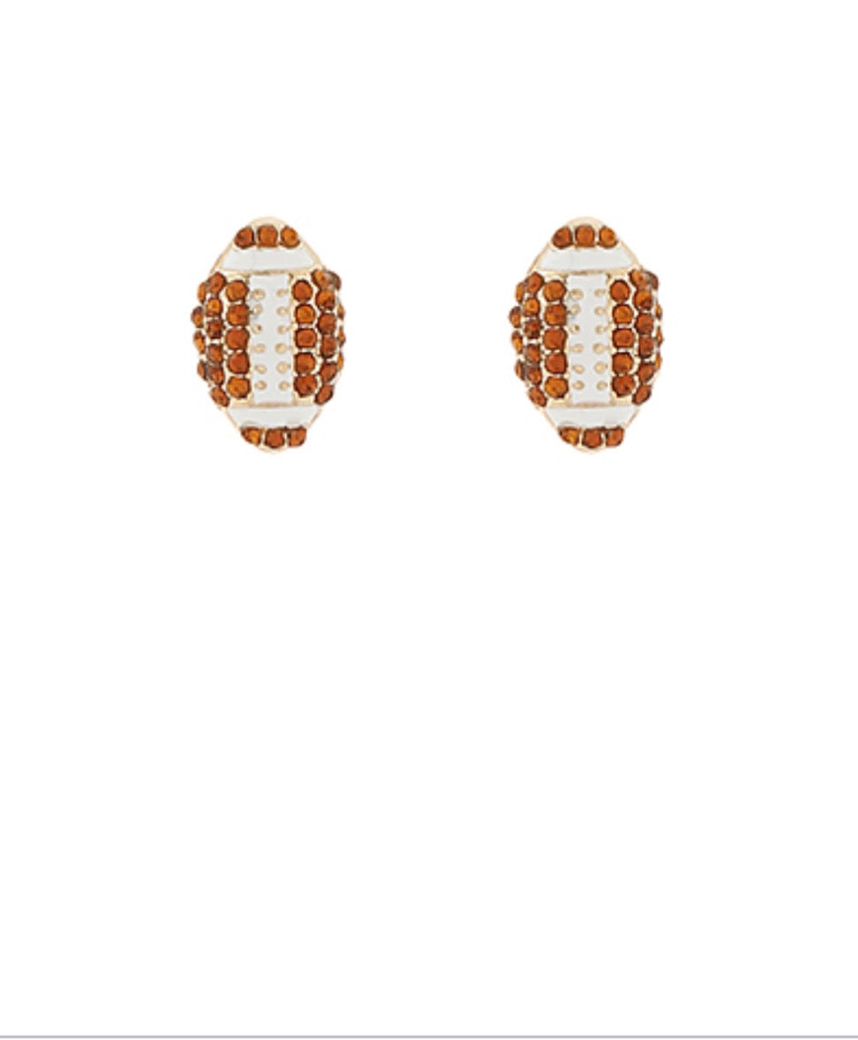 Crystal Sport Stud Earrings