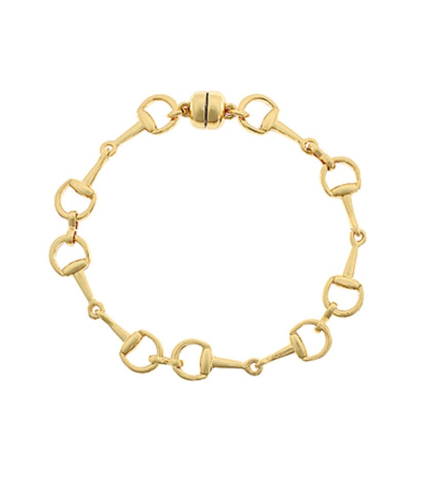 Linked Horseshoe Bracelet