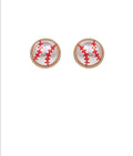 Pearl Baseball Studs