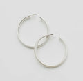 Estonia Silver Hoop Earrings