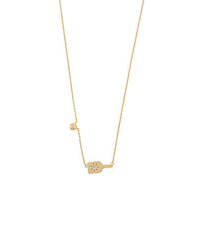 Pickleball Paddle Pendant Necklaces