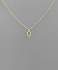 Pickleball Paddle Pendant Necklaces