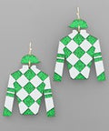 Derby Jacket Acrylic Earring