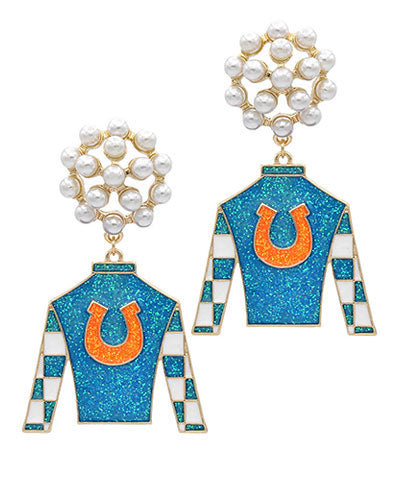 Pearl Cluster Derby Jacket Earring