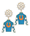Pearl Cluster Derby Jacket Earring