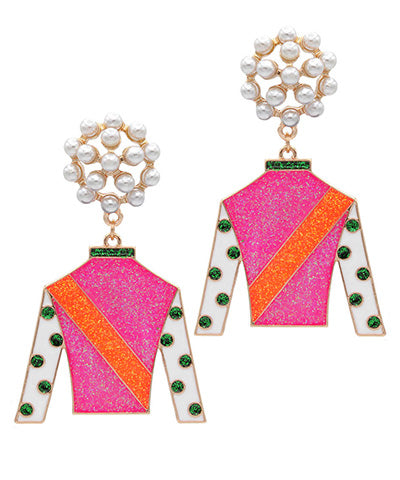 Pearl Cluster Derby Jacket Earring