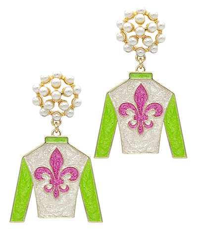 Pearl Cluster Derby Jacket Earring