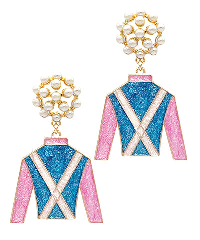 Pearl Cluster Derby Jacket Earring
