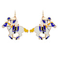Horse Race Rider Earring