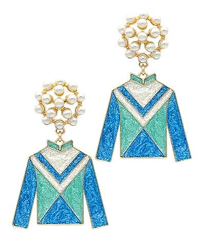 Pearl Cluster Derby Jacket Earring