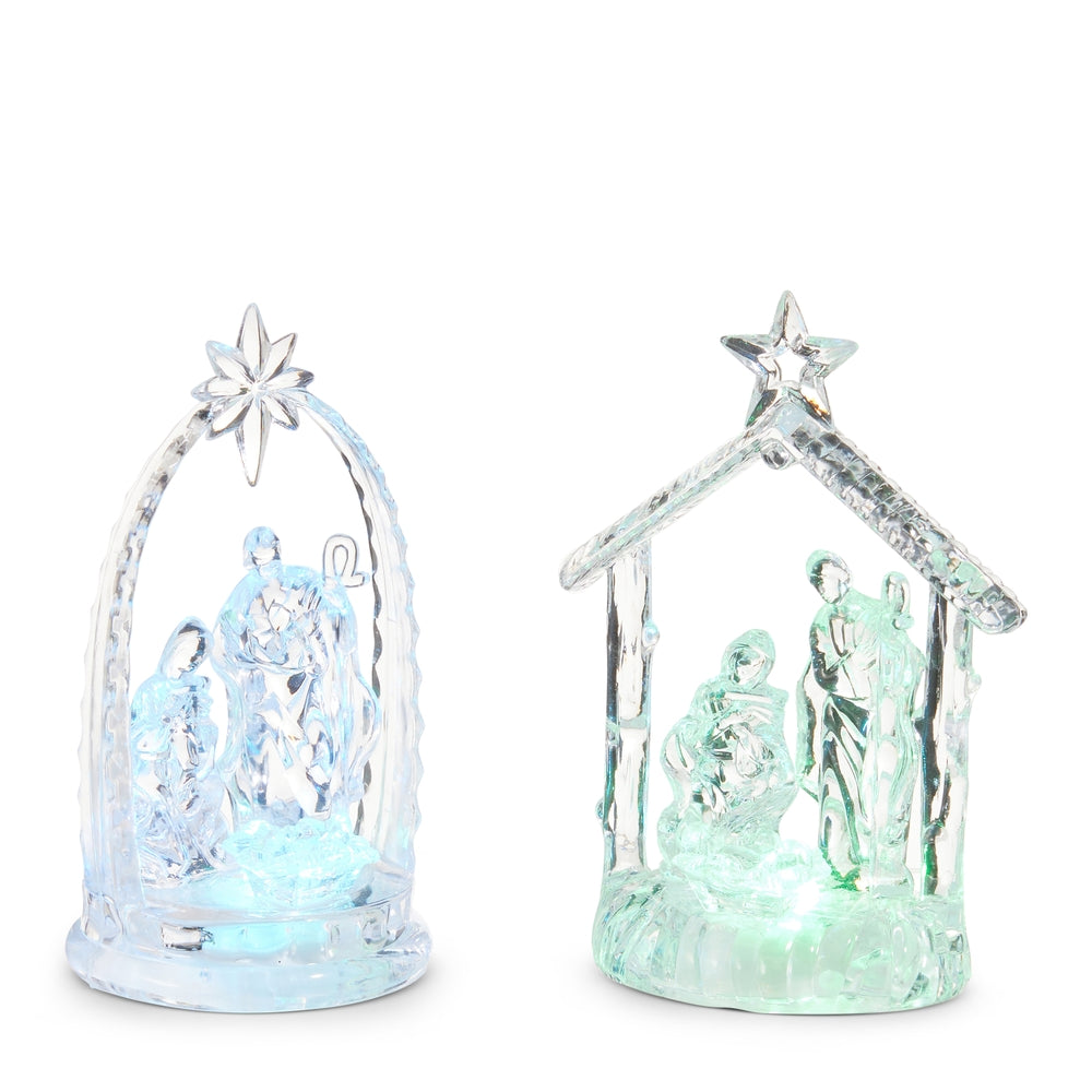 4.5" Lighted Holy Family Ornament