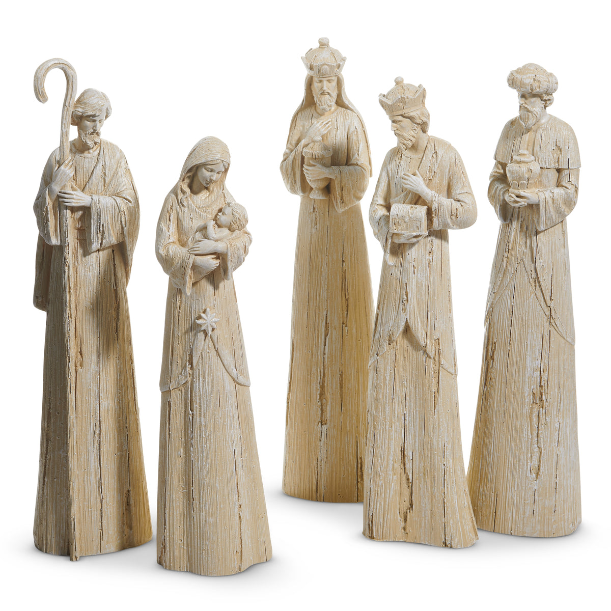 18.75" Wisemen And Holy Family
