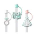 Bride to Be Straw Toppers