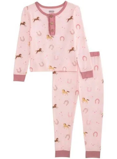 Children’s Pink Horseshoe PJS