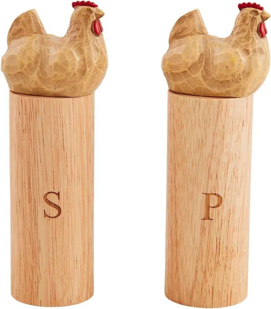 Chicken Slat and Pepper Grinders