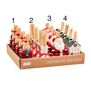Christmas Toothpick Caddy Sets
