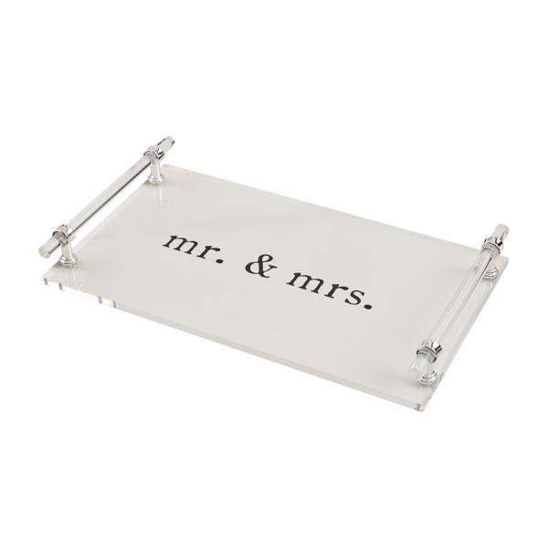 MR. AND MRS. ACRYLIC TRAY
