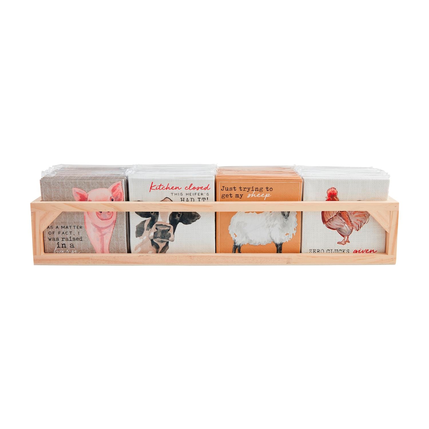 FARM COCKTAIL NAPKIN SETS