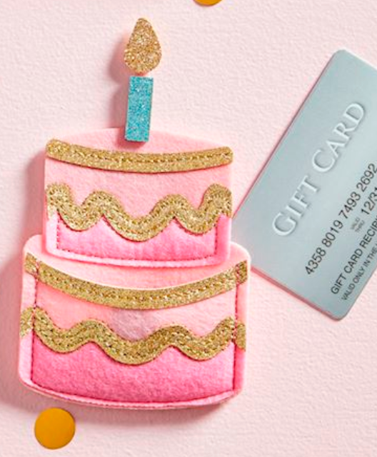Birthday Gift Card Holders
