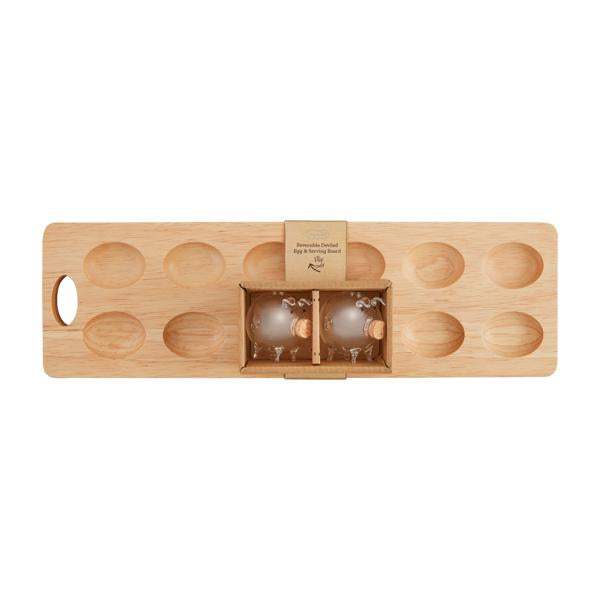 REVERSIBLE DEVILED EGG BOARD SET