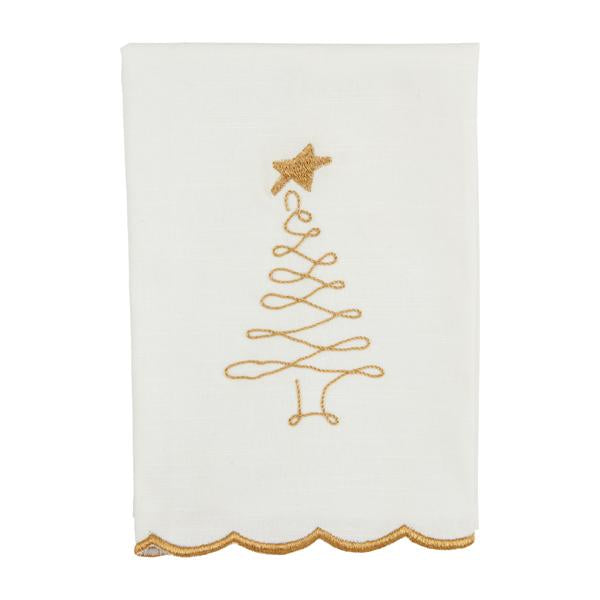 GOLD SCALLOP TOWEL