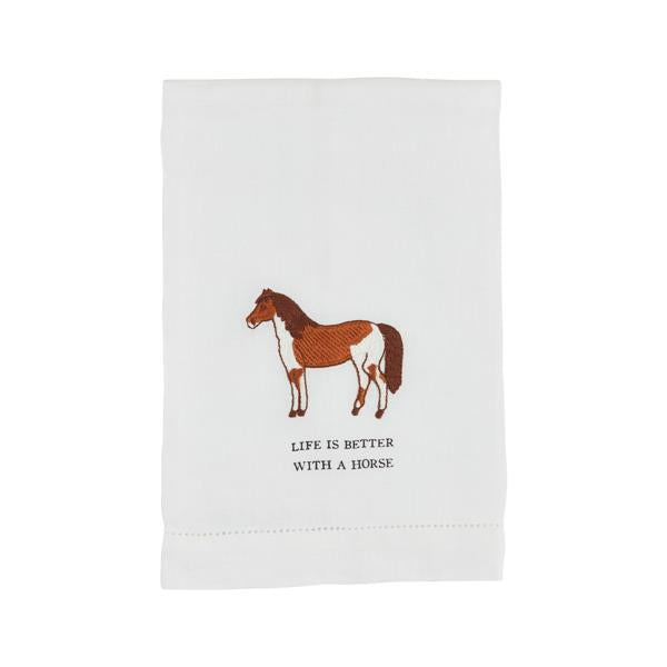 Horse Embroidery Towels