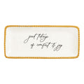 CHRISTMAS GOLD EDGE SENTIMENT TRAYS