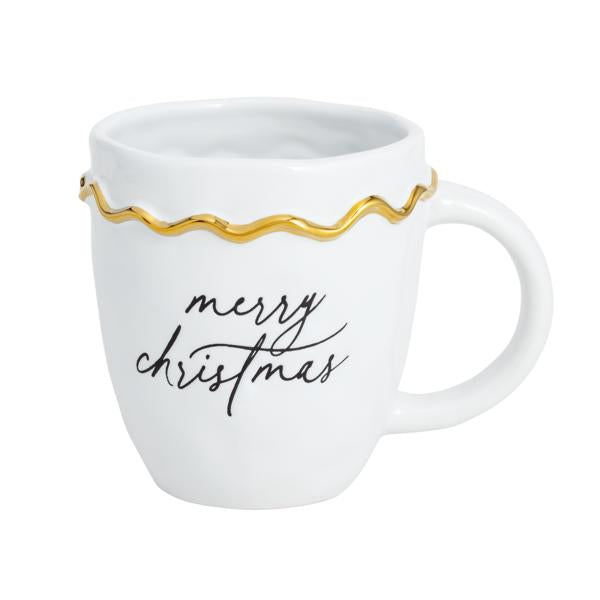 CHRISTMAS GOLD MUG