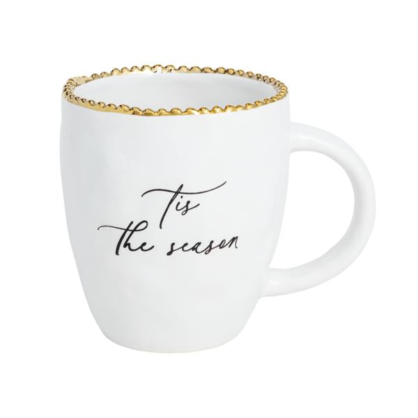 CHRISTMAS GOLD MUG