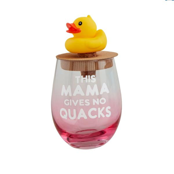 Wine Glass and Topper Set