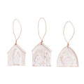 Nativity Lace Ornaments