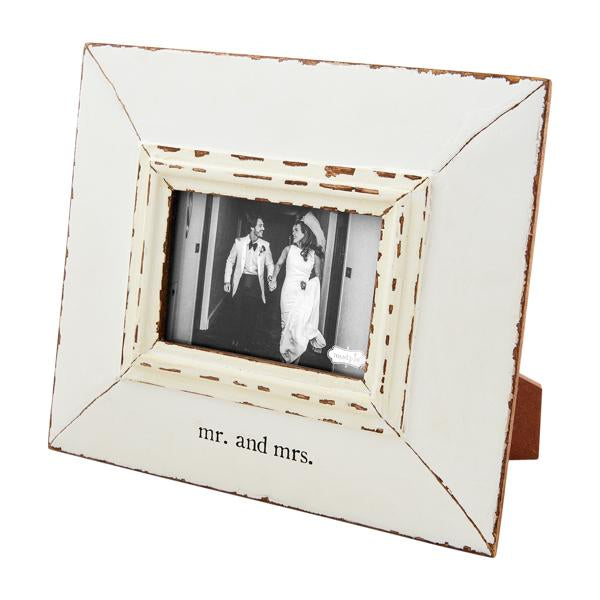 DISTRESSED WEDDING FRAME 4x6